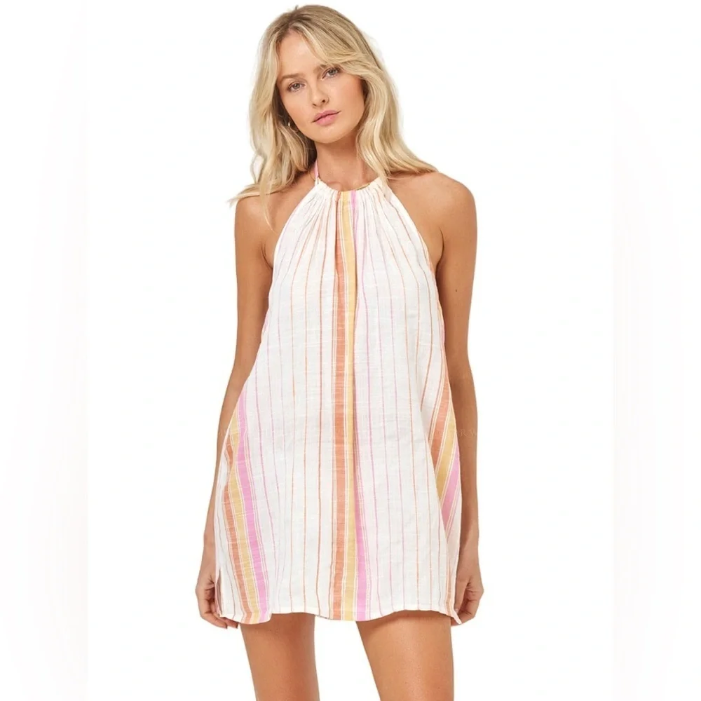 L*SPACE | Lydia Cover-up Dress Vaca Stripe Boho Beach